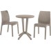 KETER BISTRO balkonový set, cappuccino 17197990