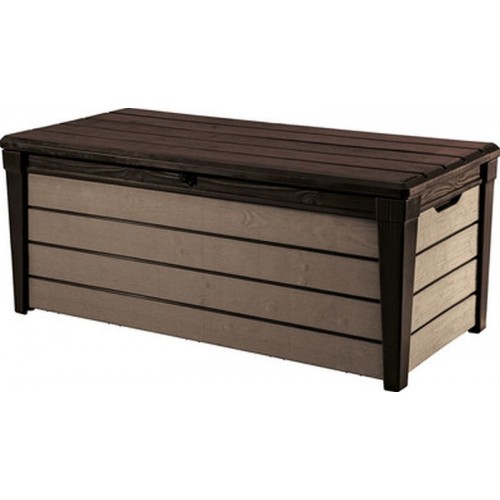 VÝPRODEJ KETER BRUSHWOOD 455L zahradní úložný box 145 x 69,7 x 60,3 cm, hnědá 17202631 POŠKOZEN ORIG. OBAL