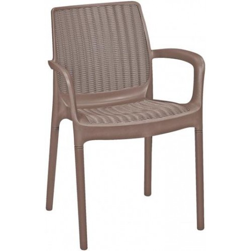 KETER BALI MONO Zahradní židle, 55 x 60 x 83 cm, cappuccino 17190206