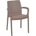 KETER BALI MONO Zahradní židle, 55 x 60 x 83 cm, cappuccino 17190206