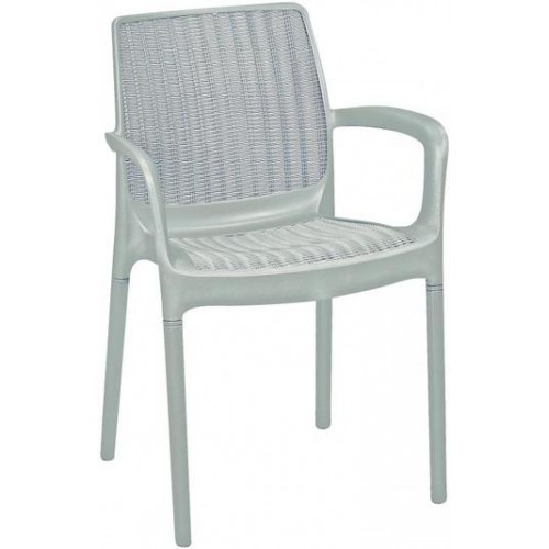 KETER BALI MONO Zahradní židle, 55 x 60 x 83 cm, bílá 17190206