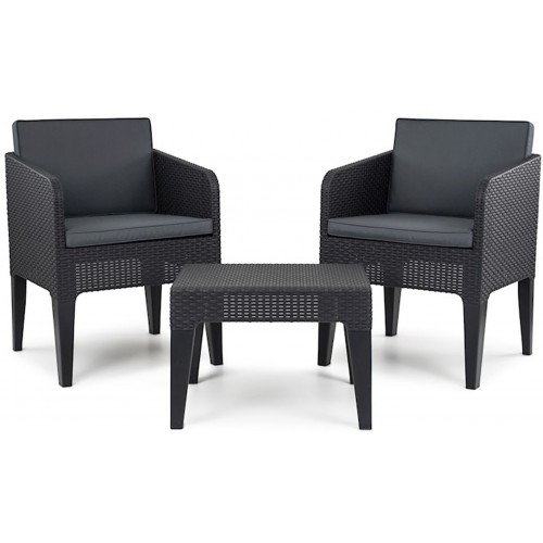 KETER COLUMBIA Set balkonový, ratan, grafit/šedá 17205968