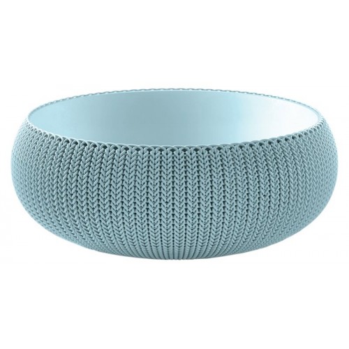 KETER COZIES L Květináč, 54 x 54 x 20,4 cm, modrá 17202258