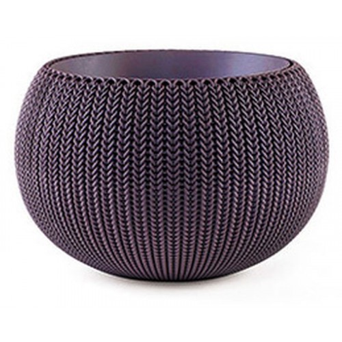 KETER COZIES S květináč 28 x 28 x 18cm, tmavě fialová 17205457