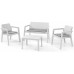 KETER EMILY PATIO Set zahradní se sedáky, bílá/šedá 17209816
