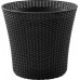 KETER CONIC PLANTER 56,5L Květináč, 54 x 48,7 cm, antracit 17202754