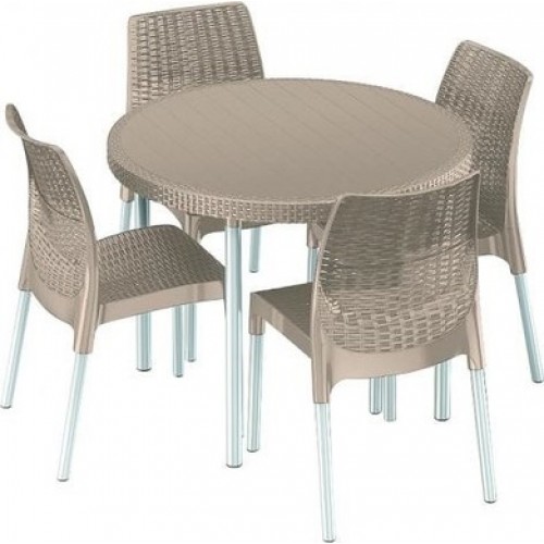 KETER JERSEY zahradní set, cappuccino 17200848