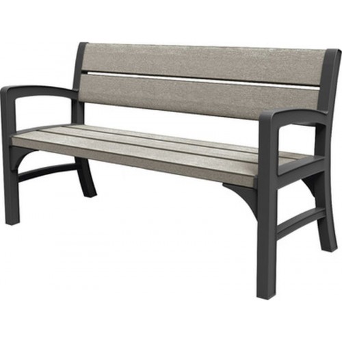 KETER MONTERO DOUBLE SEAT Zahradní lavice 120 x 62 x 89,5 cm, grafit/hnědošedá 17204654