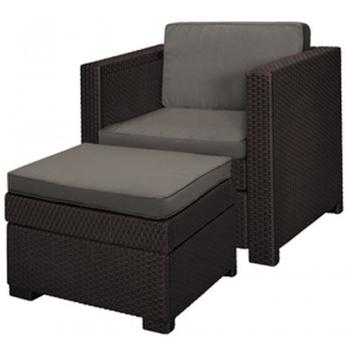 KETER PROVENCE CHILLOUT Set zahradní, hnědá/šedo-béžová 17205923