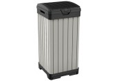 KETER ROCKFORD 125L odpadkový koš, 41 x 41 x 87,4 cm, šedá 17205944