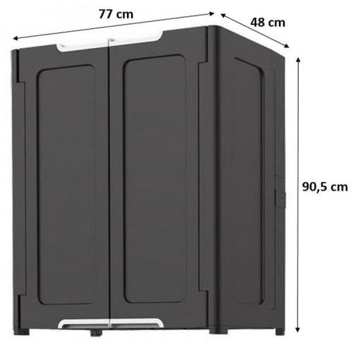 KETER MAGIC skříň 77 x 90,5 x 48 cm, tmavě šedá 236775