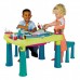 KETER CREATIVE PLAY TABLE stoleček & dvě židličky, zelená/tyrkysová 17184184