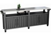 KETER UNITY CHEF 415L Skříňka s dřezem, 237 x 51,3 x 89,4 cm, grafit 249459 (17206370)