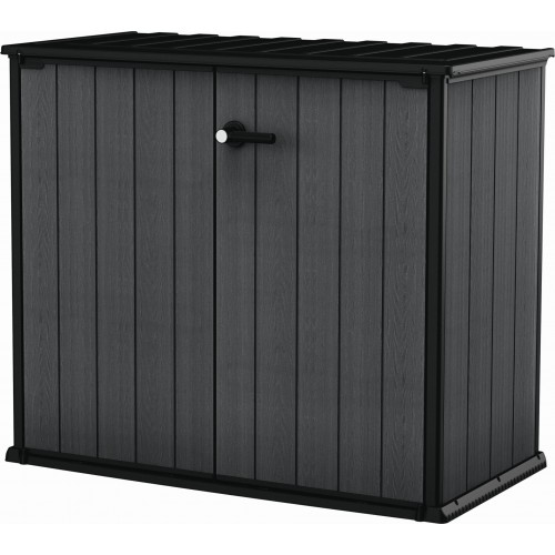 VÝPRODEJ KETER CORTINA BELLA 1000L Zahradní skříň, 140 x 73,6 x 120 cm, šedá 17212478 ROZBALENO, POŠKOZENÝ OBAL!!