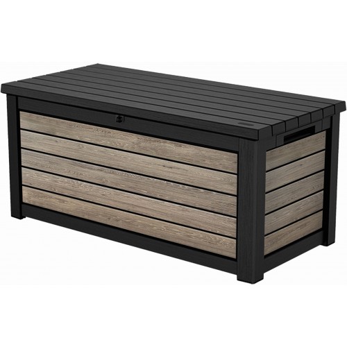 KETER DECO 630L Zahradní box, 155 x72 x 69,5 cm, ashwood 17213823
