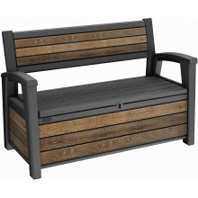 KETER DECO GARDEN BENCH 227L Úložná lavice, 133 x 61 x 89 cm, walnut 17213853