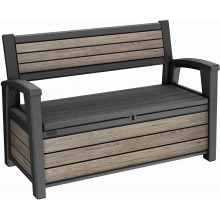 KETER DECO GARDEN BENCH 227L Úložná lavice, 133 x 61 x 89 cm, ashwood 17213853