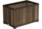 KETER DECO RECTANGLE Květináč, 45,5 x 76 x 45,5 cm, walnut 17213624