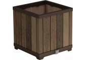 KETER DECO SQUARE Květináč, 45,5 x 45,5 x 45,5 cm, walnut 17213622