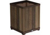 KETER DECO SQUARE TALL Květináč, 45,5 x 45,5 x 55 cm, walnut 17213623