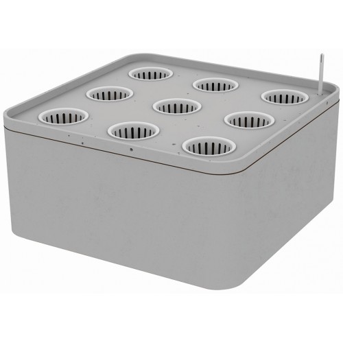 KETER FARM BOX LARGE Květináč, 28 x 28 x 14 cm, šedý 17210163 KETER FARM BOX LARGE Květináč, 28 x 28 x 14 cm, šedý 17210163