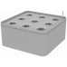 KETER FARM BOX LARGE Květináč, 28 x 28 x 14 cm, šedý 17210163