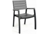 KETER HARMONY Zahradní židle, 59 x 60 x 86 cm, grafit/šedá 17201284