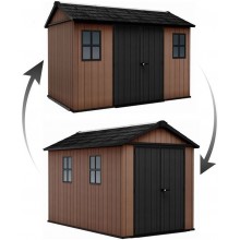 KETER NEWTON PLUS WIDE 11 x 7,5 zahradní domek, 230 x 350 x 246 cm, hnědý 17212880