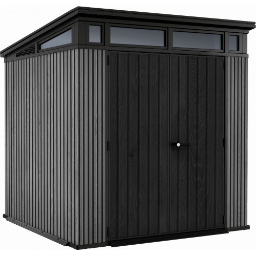 KETER PENT SIGNATURE VERTICAL 7 x 7 zahradní domek, 216 x 218 x 226 cm, šedý 17213211