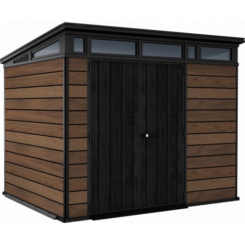 KETER PENT SIGNATURE HORIZONTAL 9 x 7 domek, 279 x 218 x 226 cm, walnut 17212899