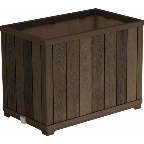 KETER DECO RECTANGLE TALL Květináč, 45,5 x 76 x 55 cm, walnut 17213625