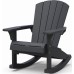 KETER ROCKING ADIRONDACK Křeslo, 92 x 80,5 x 100,5 cm, grafit 17211446