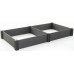 KETER VISTA MODULAR DUO Vyvýšený záhon, 121,5 x 121,5 x 27 cm (2x), šedý 17210708