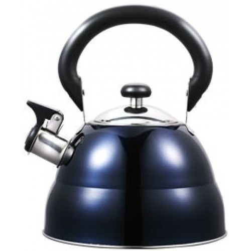 KAISERHOFF Konvice pískající nerez 2,6 L KH-9463modr