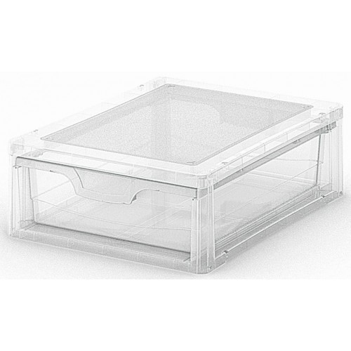 KIS SPIDER DRAWER 4 Úložný box, 29x39x12cm, 7,50L, transparentní