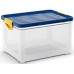 KIS CLIPPER BOX L 33L 47x33,5x28,5cm transparentní/modré víko