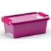KIS BI BOX XS 3L 26,5x16x10cm fialový/transparent