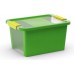 KIS BI BOX S 11L 36,5x26x19cm zelený/transparent