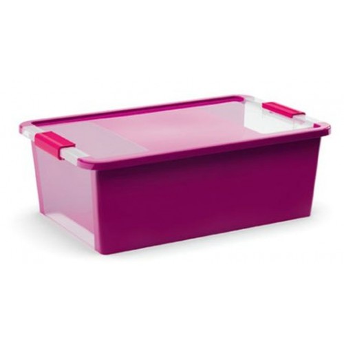KIS BI BOX M 26L 55x35x19cm fialový/transparent KIS BI BOX M 26L 55x35x19cm fialový/transparent