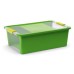 KIS BI BOX M 26L 55x35x19cm zelený/transparent