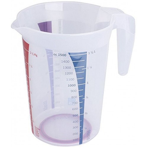 KIS VERSO 1,5L odměrka 19,5 x 19 x 14 cm transparentní KIS VERSO 1,5L odměrka 19,5 x 19 x 14 cm transparentní