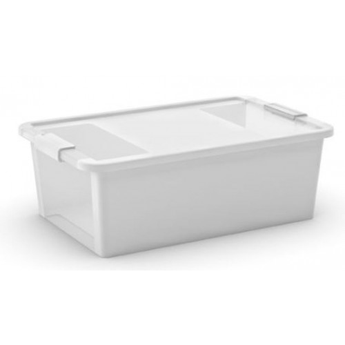 KIS BI BOX M 26L 55x35x19cm bílý/transparent