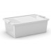 KIS BI BOX M 26L 55x35x19cm bílý/transparent