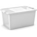KIS BI BOX L 40L 55x35x28cm bílý/transparent