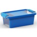 KIS BI BOX XS 3L 26,5x16x10cm modrý/transparent
