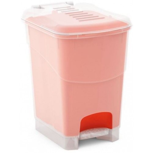 KIS KORAL L 20L odpadkový koš 25,5x34x40,5cm transparent/oranžový