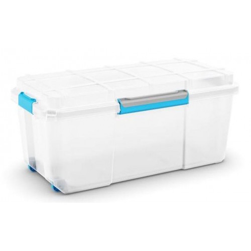 KIS SCUBA BOX L 80L 78x39,5x35cm transparent / modrý