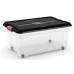 KIS MOOVER BOX L 45L 58x38x27cm transparent/černý