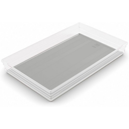 KIS SISTEMO 9 Organizér 39x24x5cm transparent/šedý KIS SISTEMO 9 Organizér 39x24x5cm transparent/šedý