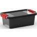 KIS BI BOX XS 3L 26,5x16x10cm černý/transparent